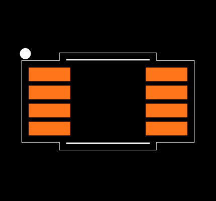 MCP6V26-E/MS Footprint