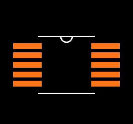 MCP73833-GPI/UN Footprint