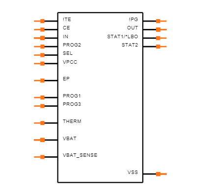 MCP73871-2CCI/ML Symbol
