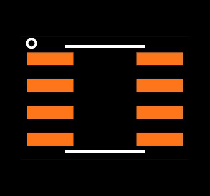 MCP7940M-I/SN Footprint