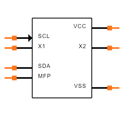 MCP7940M-I/SN Symbol