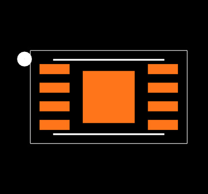 MCP7940MT-I/MNY Footprint