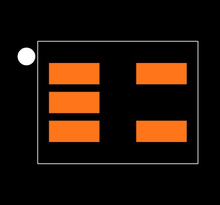 MCP9701AT-E/LT Footprint