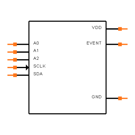MCP9805-BE/ST Symbol