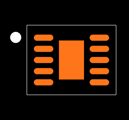 MIC2844AYMT-TR Footprint