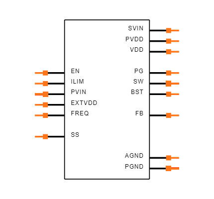 MIC28514T-E/PHA Symbol