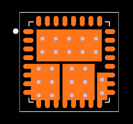 MIC28515T-E/PHA Footprint