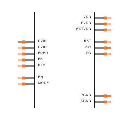 MIC28515T-E/PHA Symbol