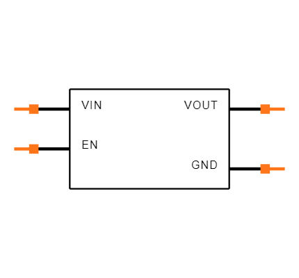 MIC5366-3.3YC5-TR Symbol