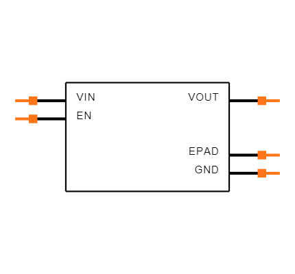 MIC5504-3.3YMT-TZ Symbol