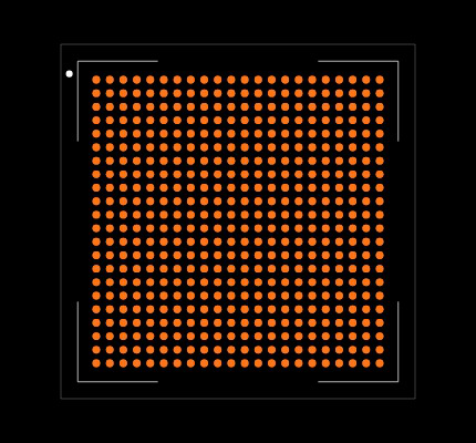MPF300T-FCVG484I Footprint