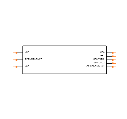 PIC12CE519-04E/SM Symbol