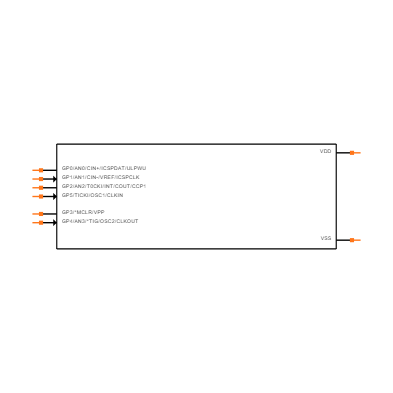 PIC12F683-I/SN Symbol