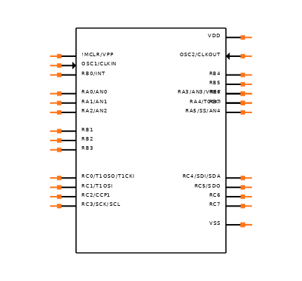 PIC16C72A-04/SS Symbol