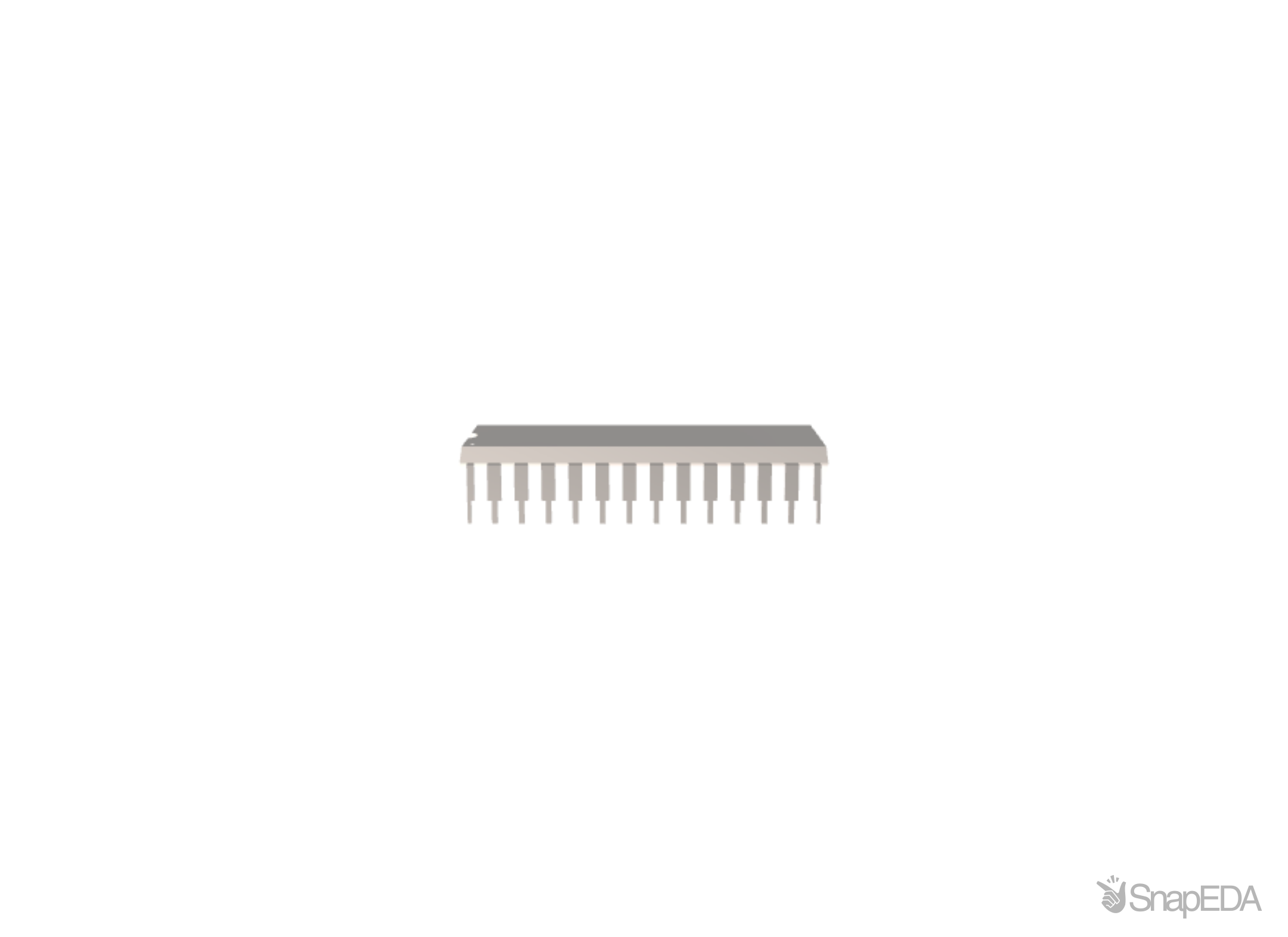 PIC16C76-04/SP 3D Model