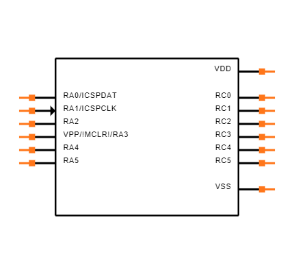 PIC16F15323-I/SL Symbol