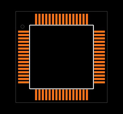 PIC16F1946-E/PT Footprint