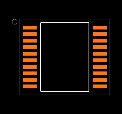 PIC16F527-E/SS Footprint