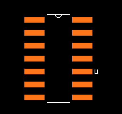PIC16F610-E/SL Footprint