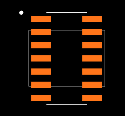 PIC16F630-I/SL Footprint