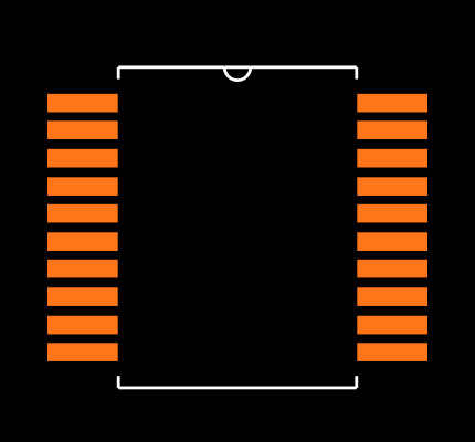 PIC16F631-I/SS Footprint