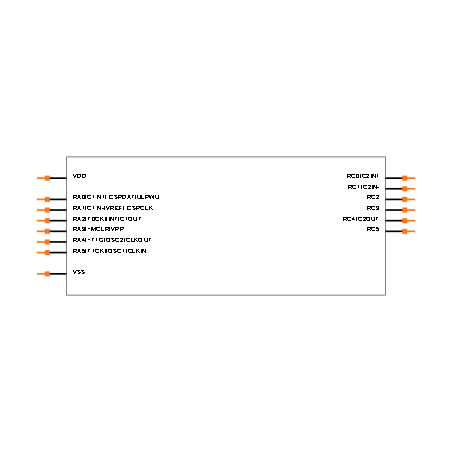 PIC16F636-E/SL Symbol