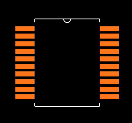 PIC16F685-I/SS Footprint