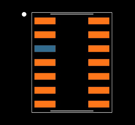 PIC16F688-I/SL Footprint