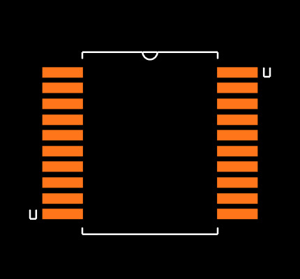 PIC16F819-E/SS Footprint