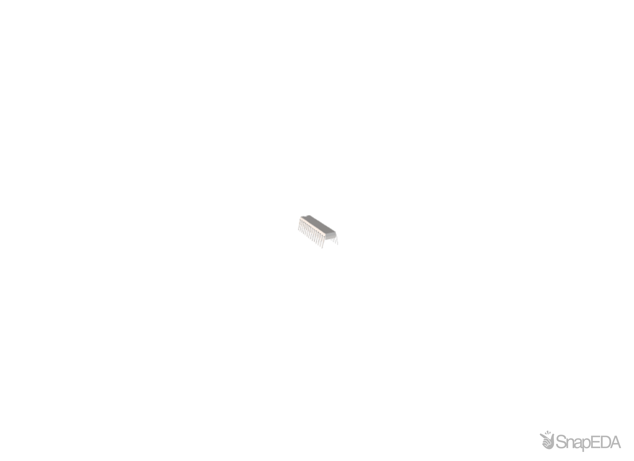 PIC16F873-20/SP 3D Model