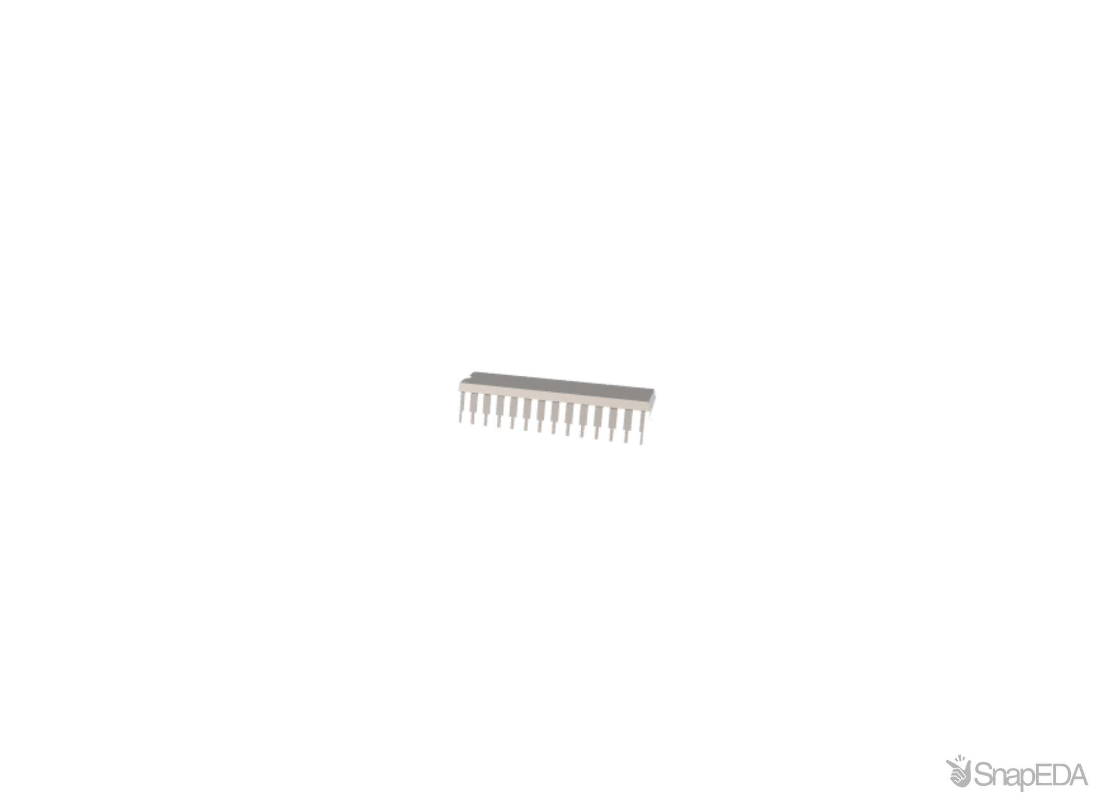 PIC16F882-I/SP 3D Model