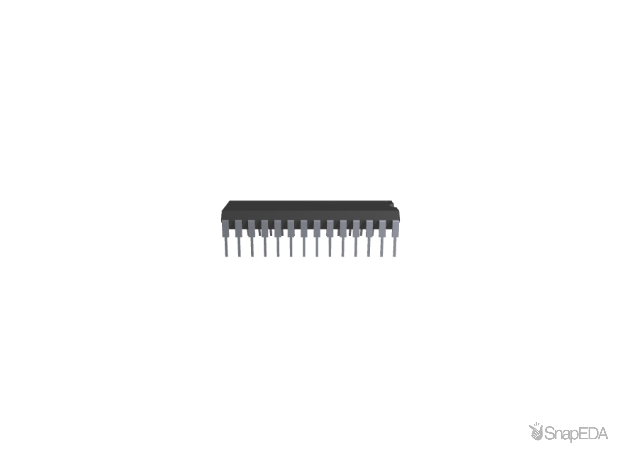 PIC16F886-E/SP 3D Model