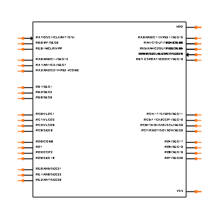 PIC16F914-I/P Symbol