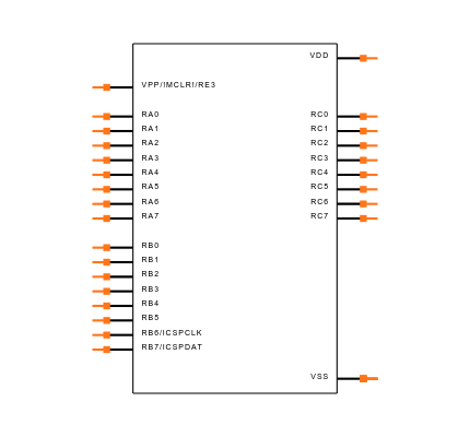 PIC16LF1773-E/SP Symbol