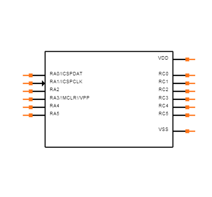 PIC16LF18325-I/JQ Symbol