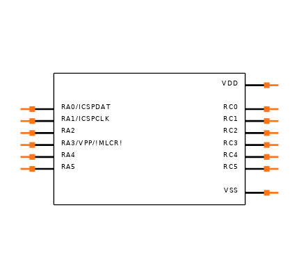 PIC16LF18325-I/SL Symbol