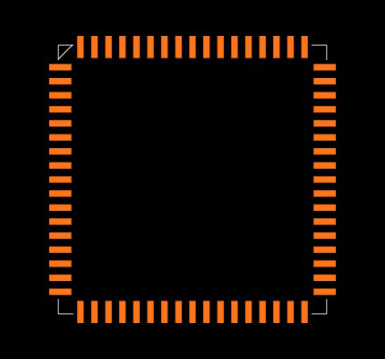 PIC17C756A-33/L Footprint