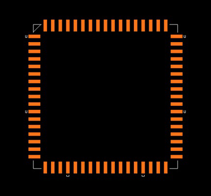 PIC17C756A-33E/L Footprint