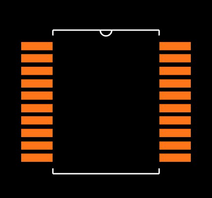 PIC18F14K22-I/SS Footprint
