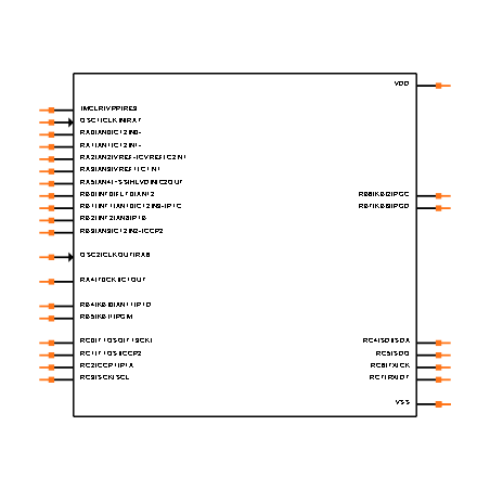 PIC18F23K20-I/SP Symbol