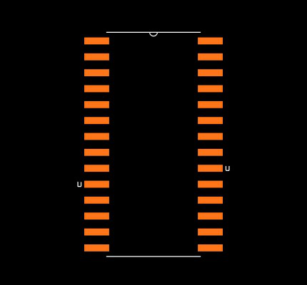PIC18F2480-E/SO Footprint