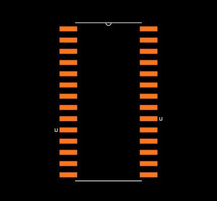 PIC18F252-E/SO Footprint