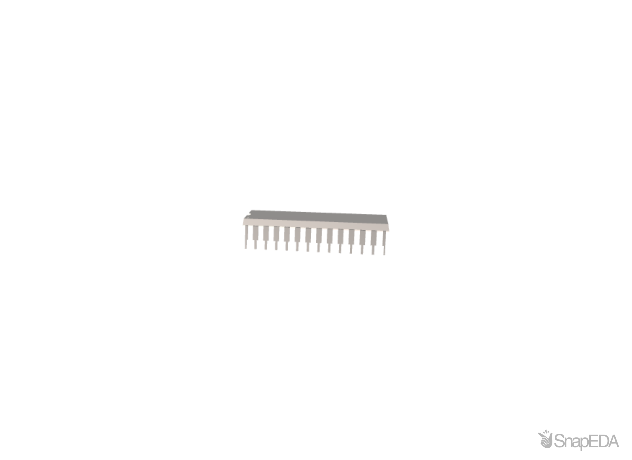 PIC18F252-I/SP 3D Model