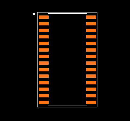 PIC18F258-I/SO Footprint