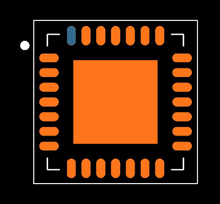 PIC18F26J11-I/ML Footprint