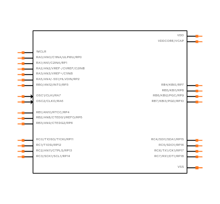 PIC18F26J11-I/SP Symbol