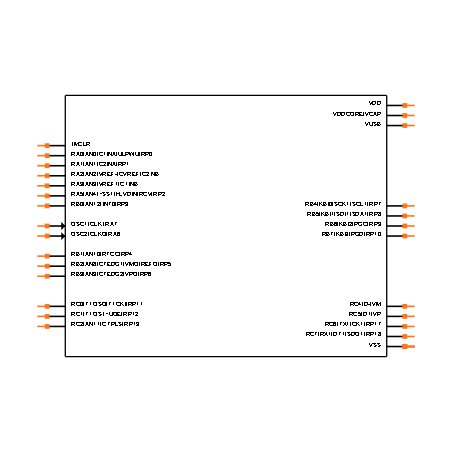 PIC18F26J50-I/SP Symbol