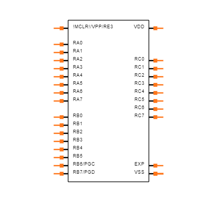 PIC18F26K22T-I/ML Symbol