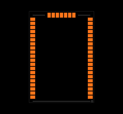 RN2903-I/RM095 Footprint