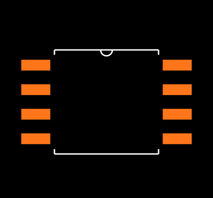 SST25VF016B-50-4I-S2AF Footprint